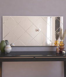 Hanah Home Espejo Argyle Blanco 60x120 cm